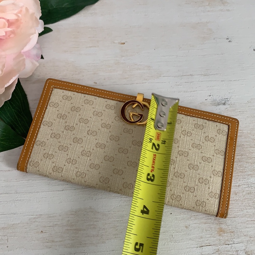 Gucci Vintage Continental Clutch Wallet Cream - Picture 12 of 12